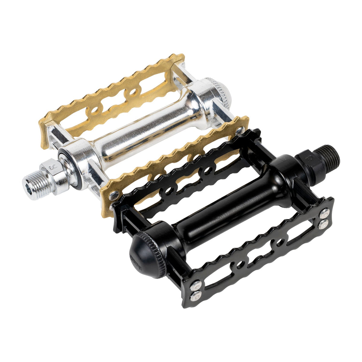 MKS Sylvan Touring Pedals, Brass, for city bikes – SimWorks Online Store