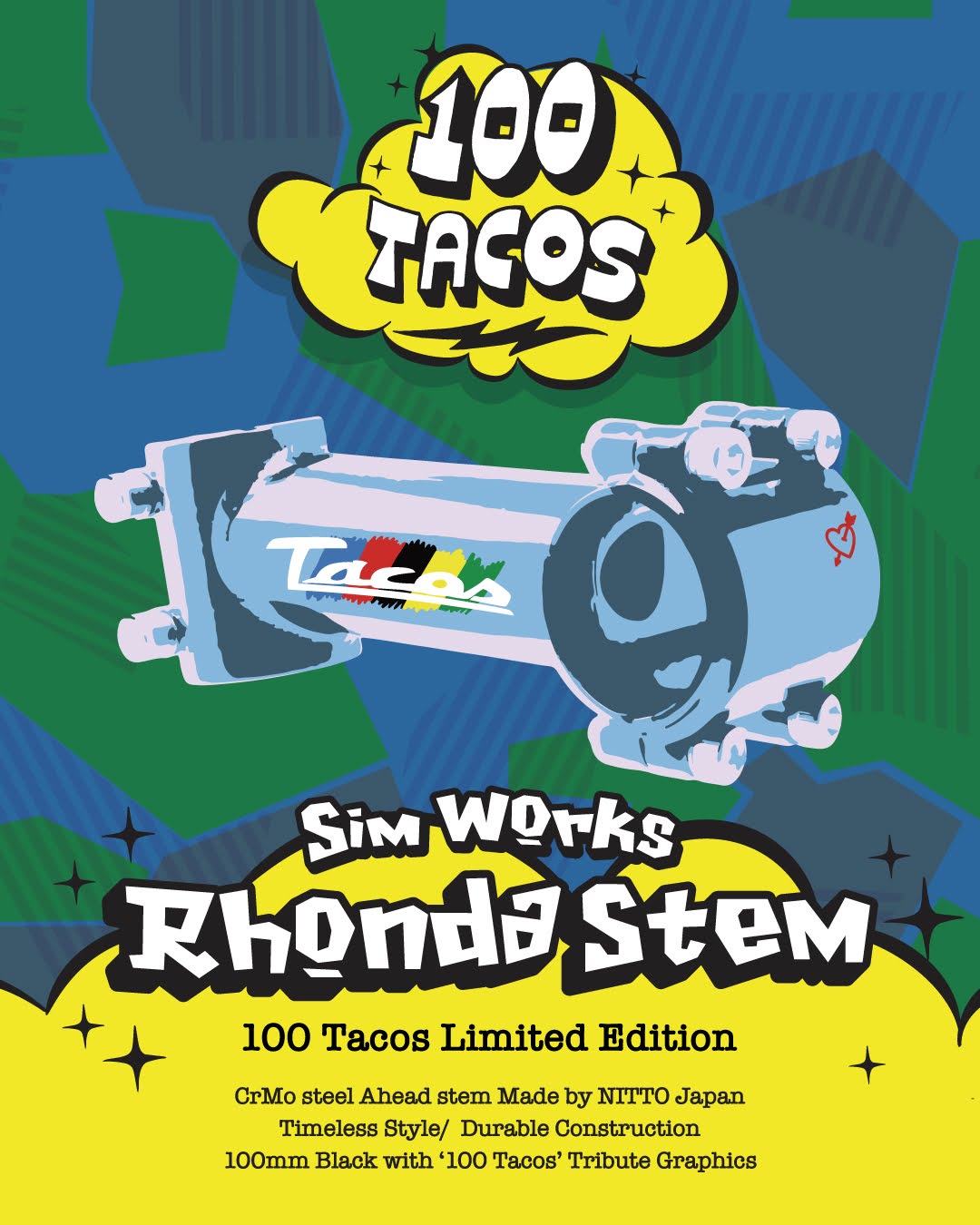 100 TACOS x SIMWORKS Spicy Rhonda Stem – SimWorks Online Store