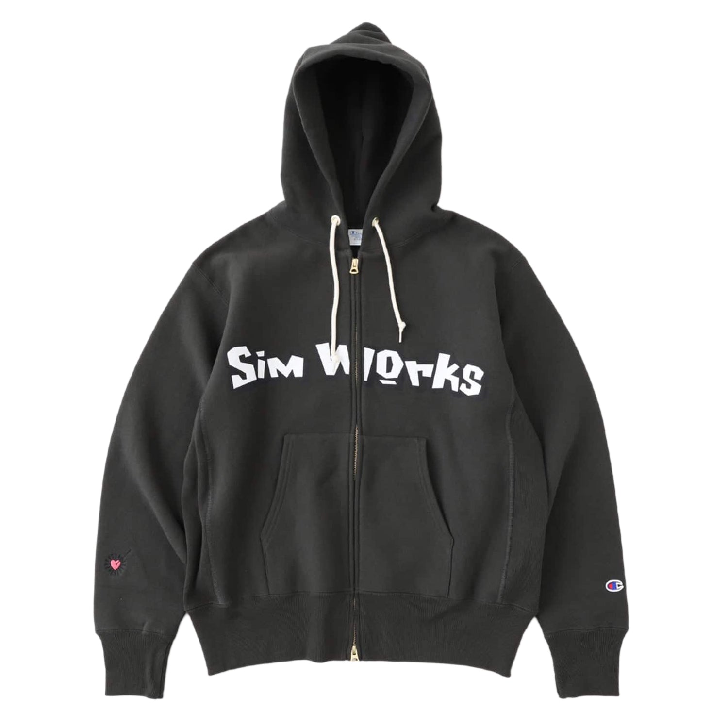 CHAMPION SIMWORKS Logo Zip Hoodie – SimWorks Online Store