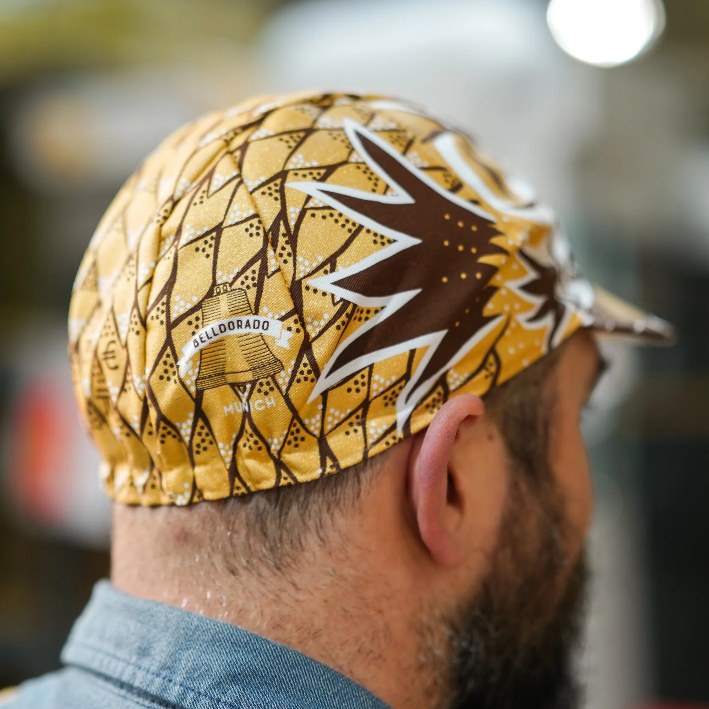 ADAM BELL'S WORKS Cycling Cap - Golden Shuppi – SimWorks Online Store