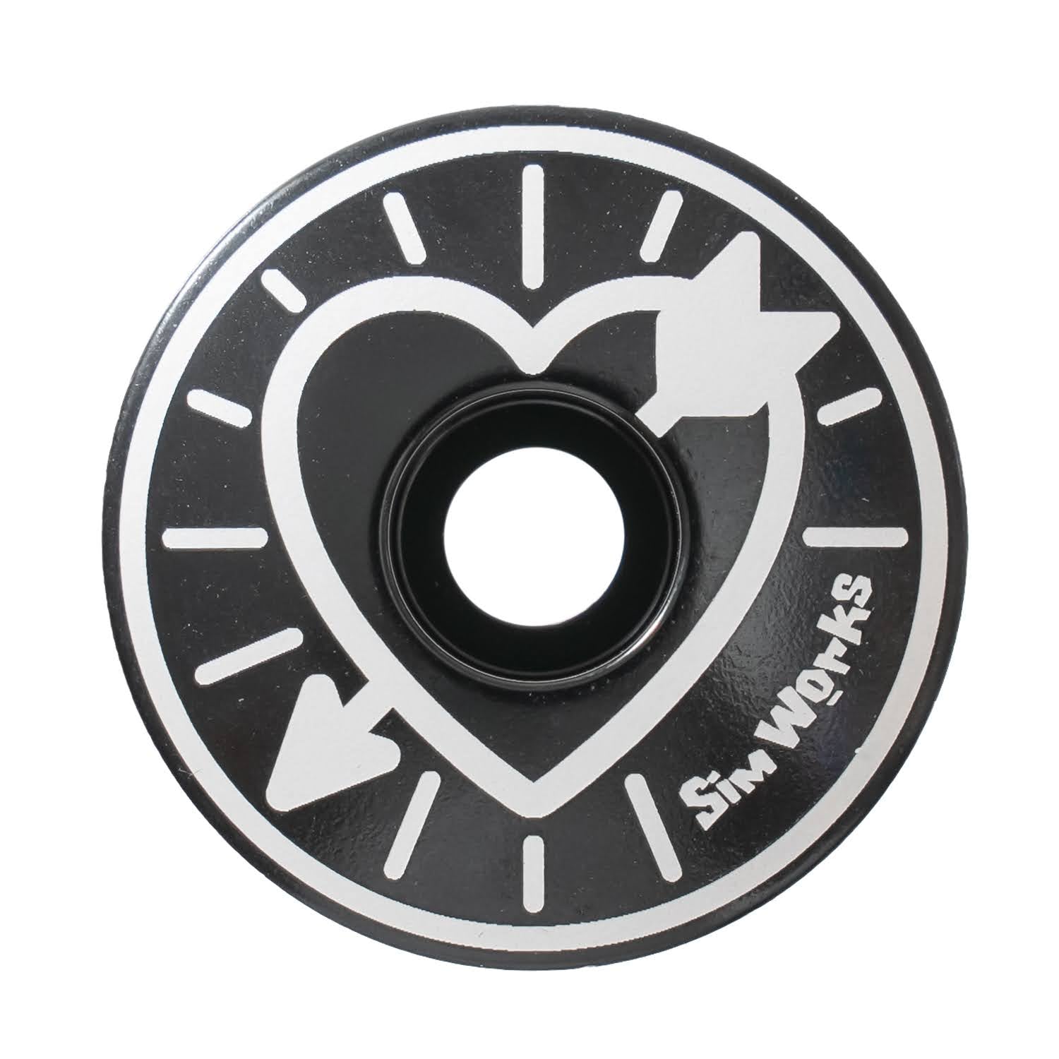 SIMWORKS Heart & Arrow Stem Cap – SimWorks Online Store