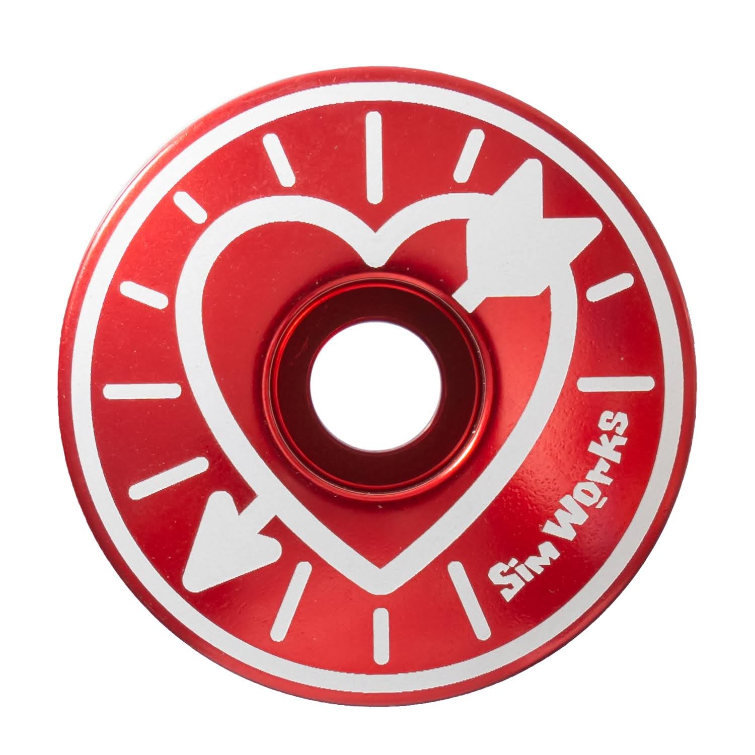 SIMWORKS Heart & Arrow Stem Cap – SimWorks Online Store