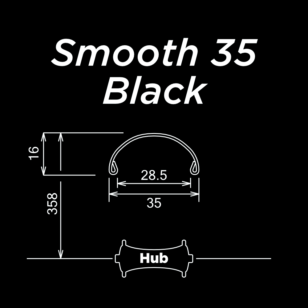 SIMWORKS Smooth 35 Black – SimWorks Online Store
